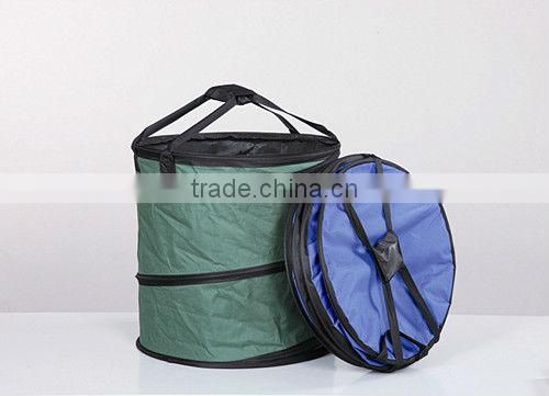 600D oxford pop up garden waste bag with handles