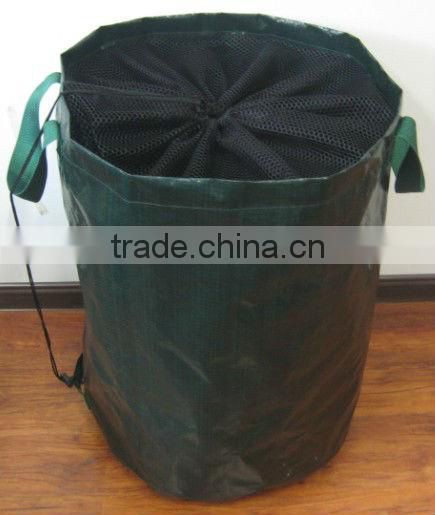 Recycle leaf garden bag with handles