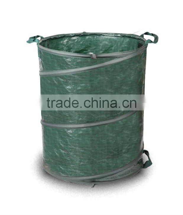 Multifunctional PE foldable garden bag holder