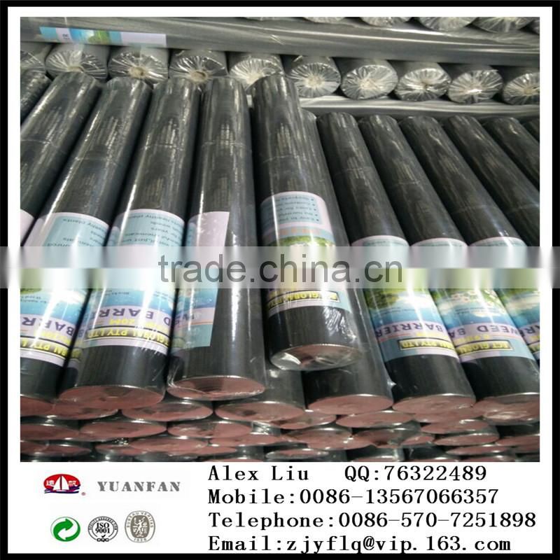 30gsm 50gsm 80gsm 100gsm black small roll non woven used for Gardening weed mat