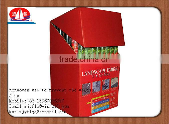 nonwoven weed stop fabric use to prevent the weeds and landscape fabric