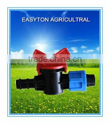Off take Tape Valve with T Grommet ;irrigation drip tape fitting