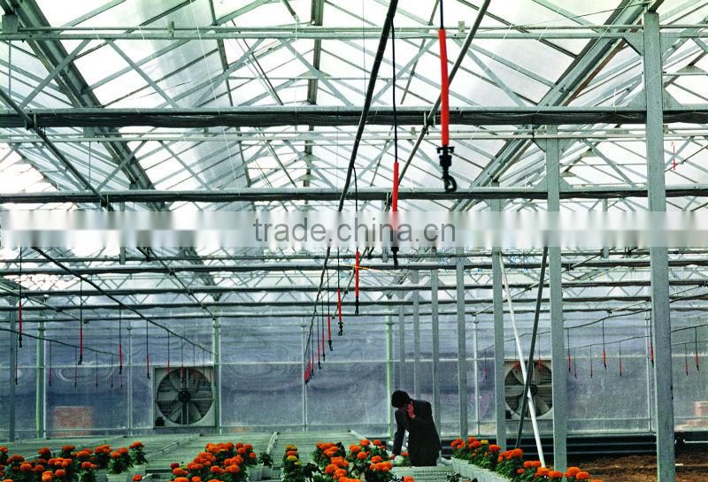 Sprinkling Irrigation Device for Greenhouses