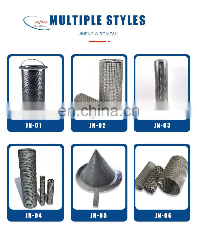 Not Easy Block Customizable Media SS Screen Metallic Stainless Steel Mesh Filter Cartridge