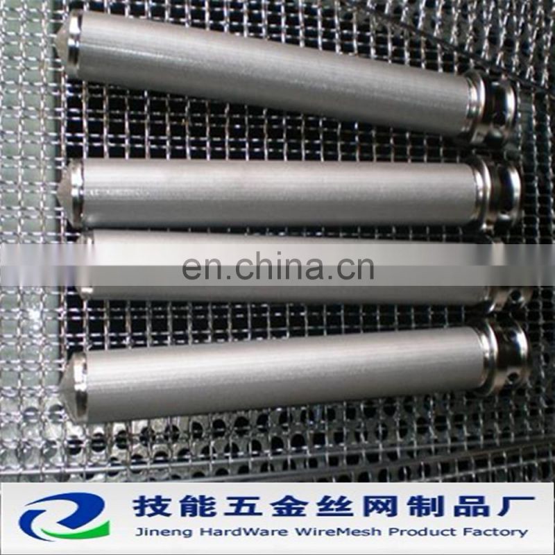 Stainless Steel Candle Filter ElementAnd More Sizes Stainless Steel Candle Sintered Metal Filter Cartridge For Water Treatment
