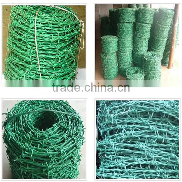colored barbed wire