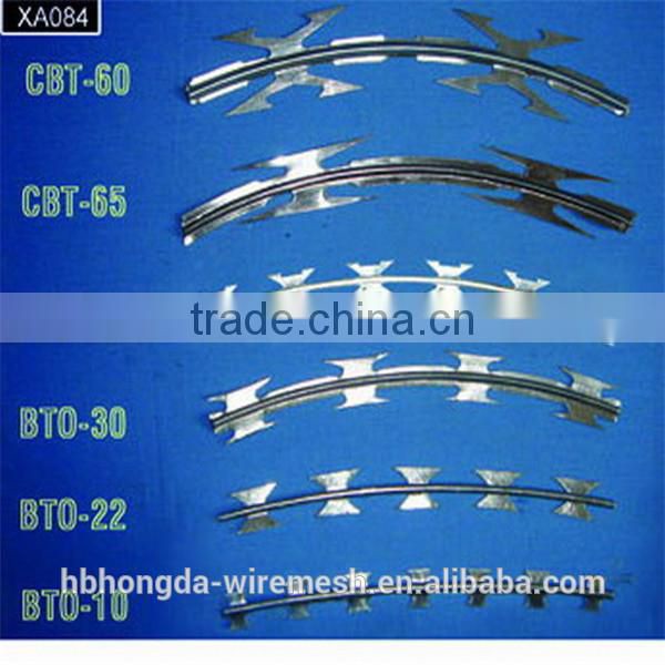Hot sale low price razor barbed wire (manufacturer)