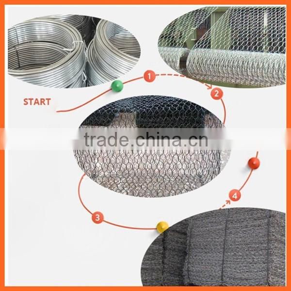 80x100mm hot dipped galvanized Hexagonal wire mesh /cabion from China