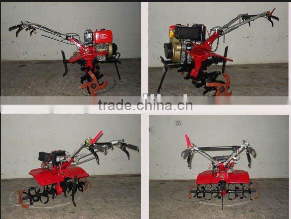 MeiQi 9HP 178F diesel engine tiller cultivator with rotary hoe