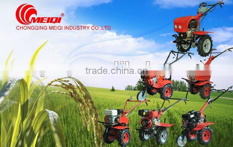 MeiQi 6HP 178F diesel engine power mini tiller most popular italy type
