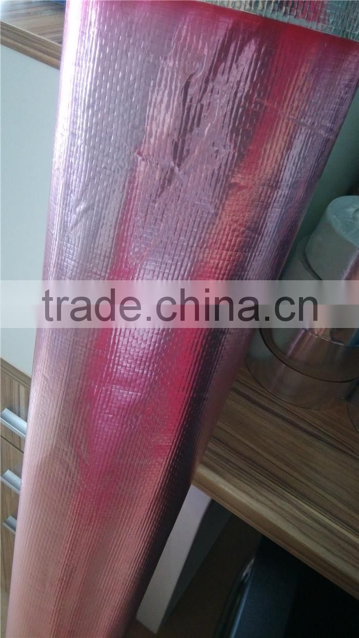 large width 2.6m aluminium foil or film woven fabric
