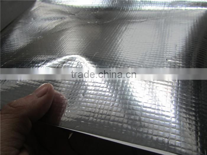 high quality reflective aluminium foil polymer adhesive roof sheeting