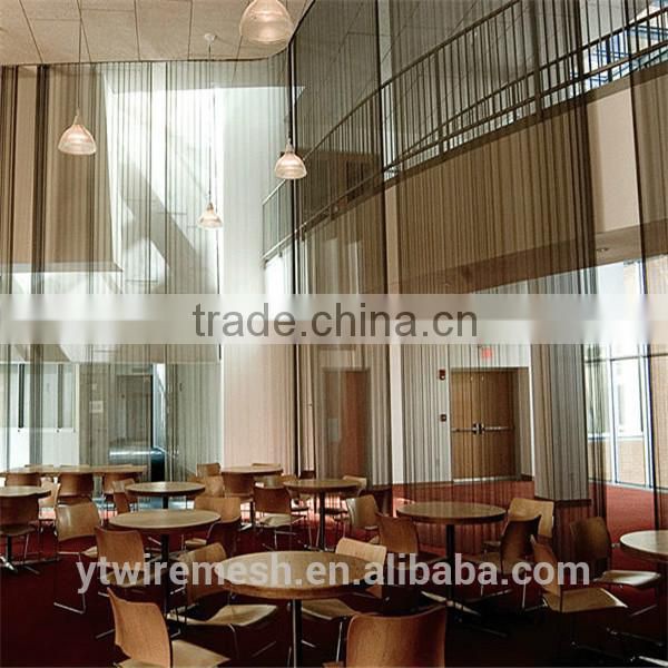 Shiny metal mesh curtain, chain link curtain, metal mesh screen