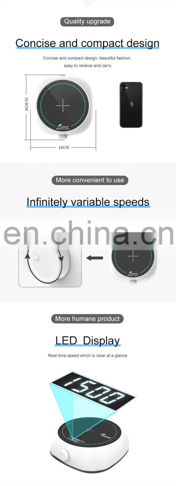JOAN LAB Mini Magnetic Stirrer Without Heating