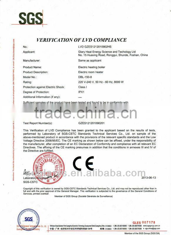 Electric boiler house central heating- CE approve, Manufacturer
