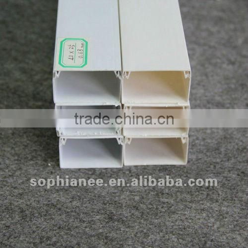 Plastic Cable Electrical Wire PVC Wiring Channel