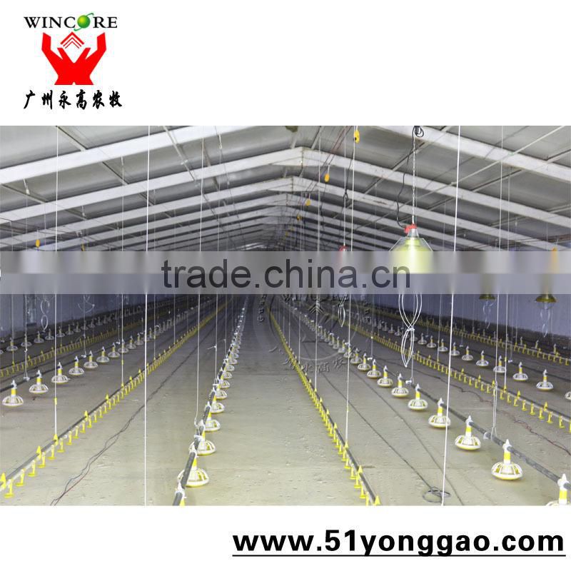 YONGGAO Professional chicken automatic feeder poultry farm waterers automatic feeding system