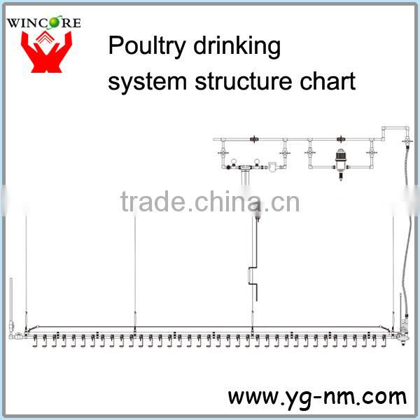 poultry equipment for broiler nipple drinker