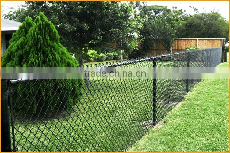 Black Color Chain Link Fence Cheap Fence Panels
