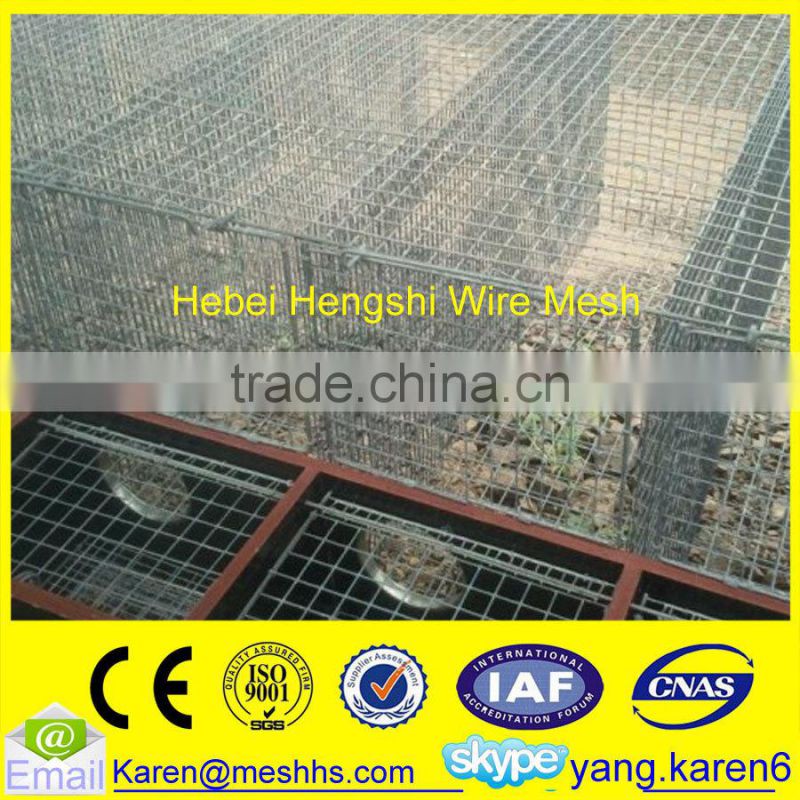 galvanized Iron Mink cage for animals