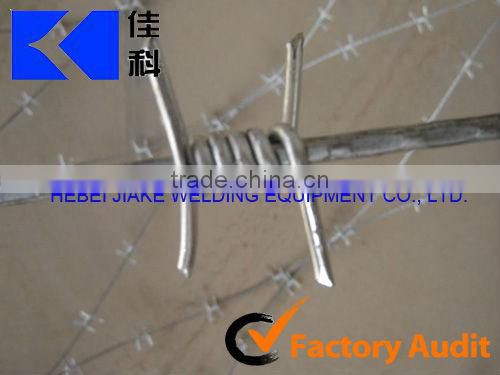 Automatic Galvanized Low carbon Steel Wires Twisted Barbed Wire Making Machines JIAKE Factory