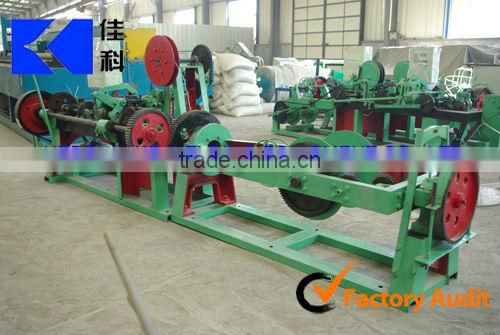 Automatic Galvanized Low carbon Steel Wires Twisted Barbed Wire Making Machines JIAKE Factory