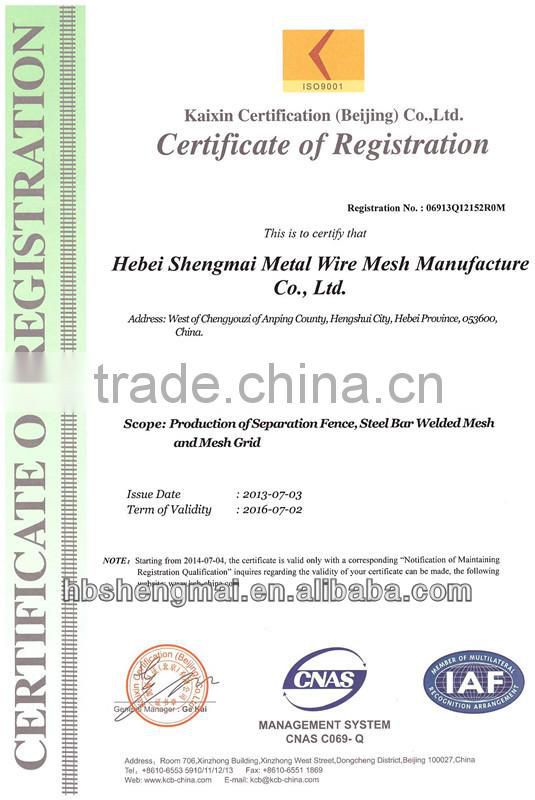 pvc coated 358 anti-climb fence/dense net