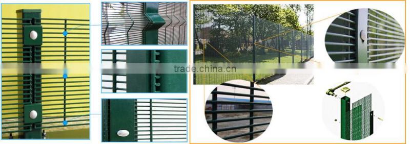 hot dipped galvanized 358 anti climb security fence