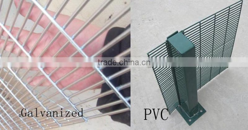hot dipped galvanized 358 anti climb security fence