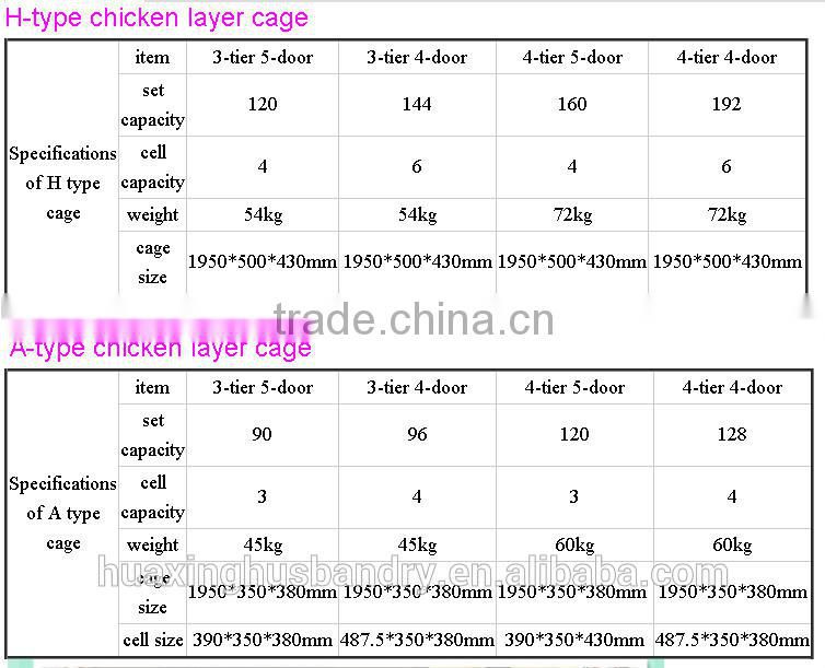 Egg collection laying hen cage/cheap battery layer chicken cage