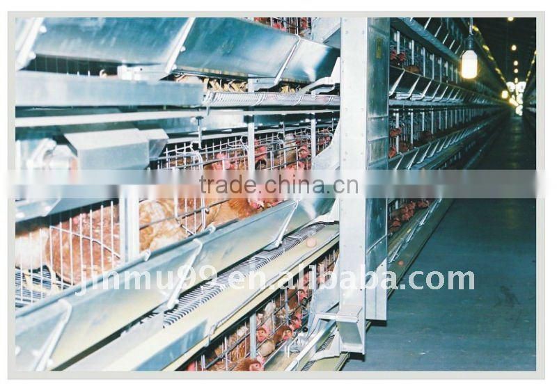 Hot galvanised low carbon steel wire material automatic chicken cage