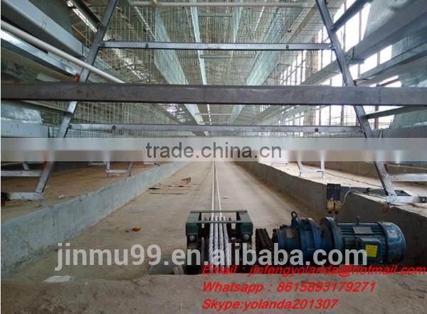 A type automatic chicken feeding system chicken cage
