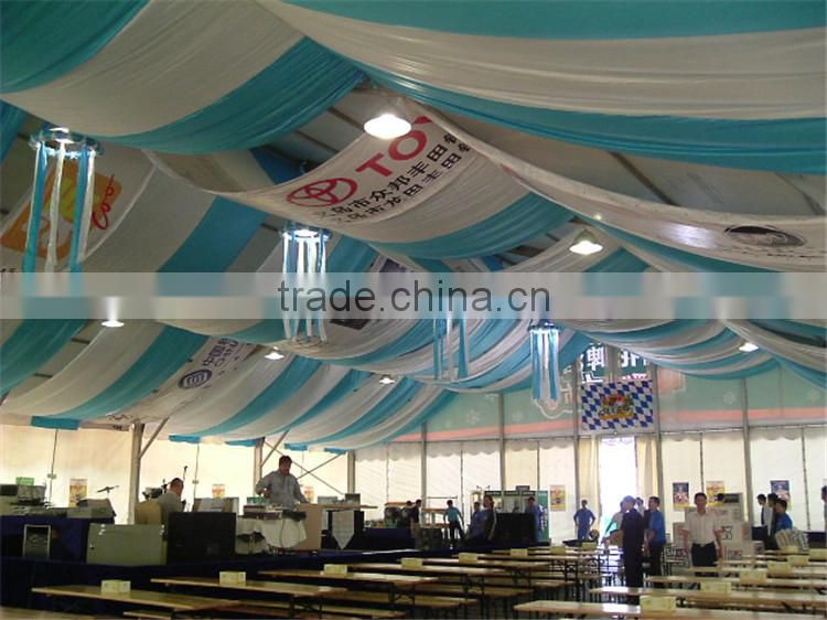 Aluminum frame big dinner hall tent with glass wall in cheap price for sale