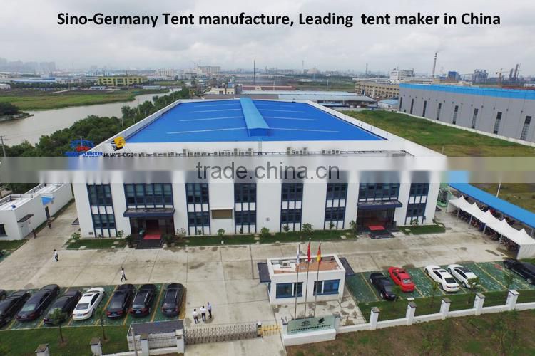 Good quality 25m width clear roof transparent large tent for sale