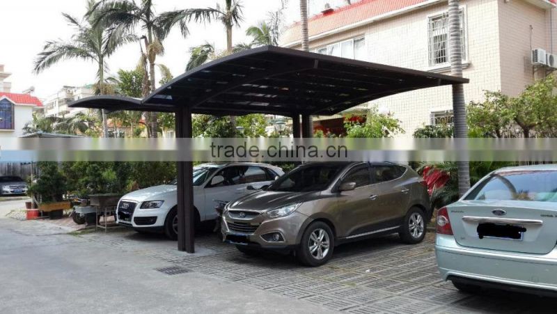 New-style Color coated Metal Car Shelters for Car Parking Shades HX81133A