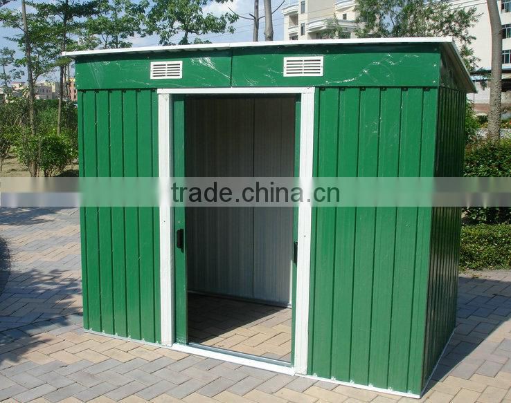 High quality metal garden tool boxes storage sheds for sale