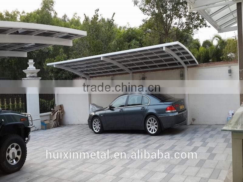 New-style Color coated Metal Car Shelters for Car Parking Shades HX81133A