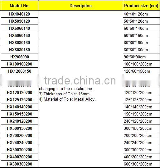 New Portable Grow Tent Green Room Bud Room Dark Room 3x3x2m for Gardening Hydroponic