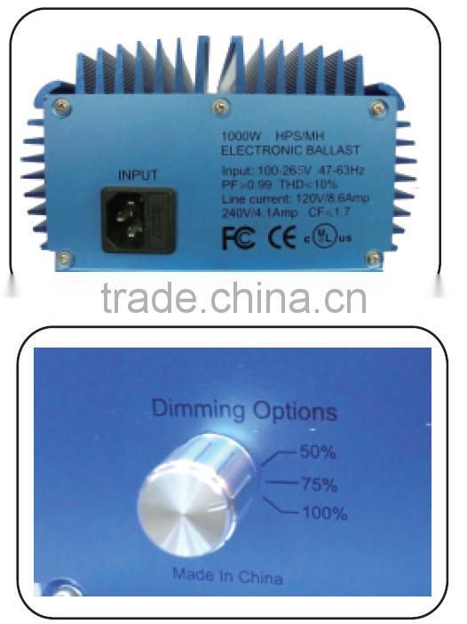 1000 watt digital ballast for grow light hood