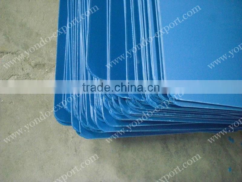 corrugated plastic layer pad