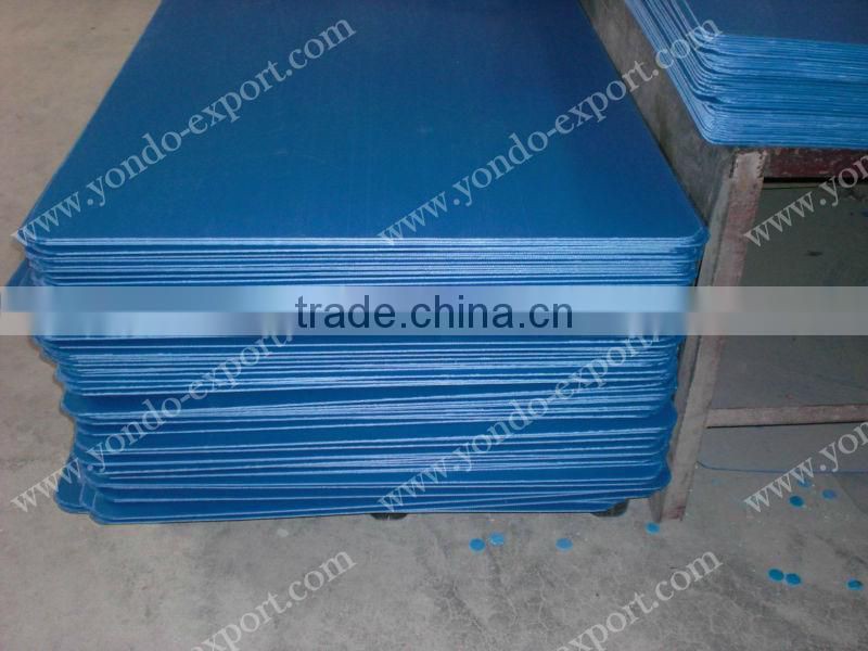 Durable corrugated plastic pad