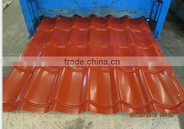 corrugated metal roofing sheet