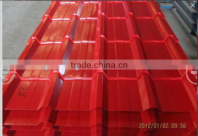 corrugated metal roofing sheet