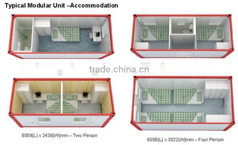 populor metal frame prefab house/ modular homes in china