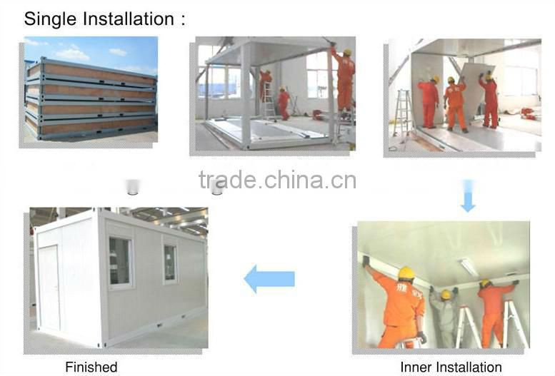 populor metal frame prefab house/ modular homes in china