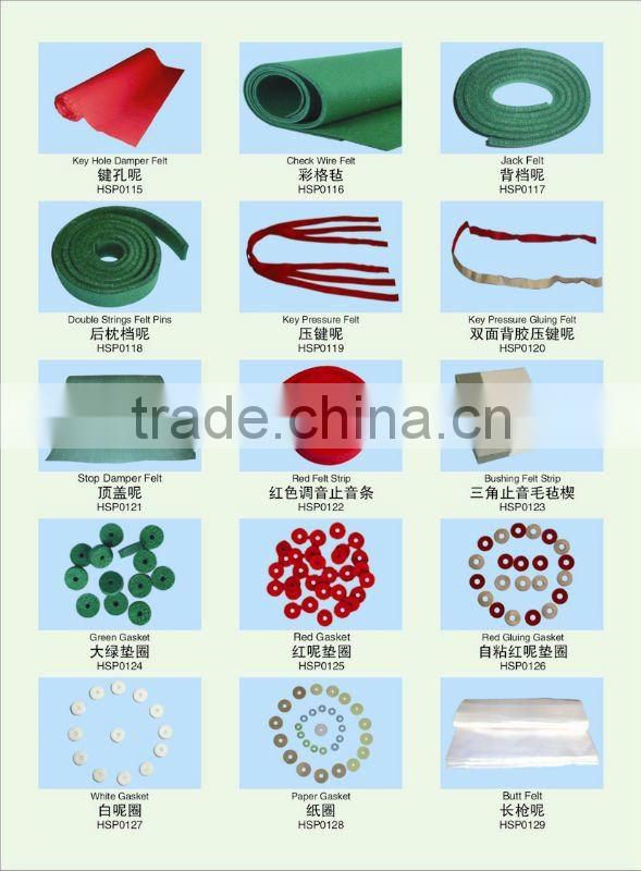 Any size of Parper gasket used for piano