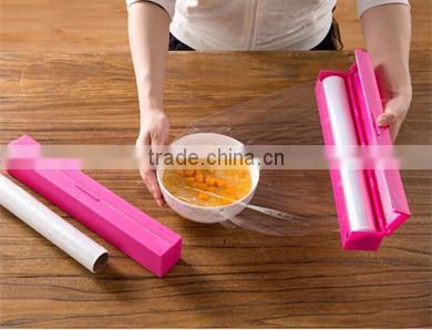 Cling film cutter / Plastic cling fiam cutter / S/S candy color cling film cutter