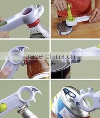 Muti-function Bottle+Can+Jar Openner 6 in 1 Kitchen Tool & 6 in 1 Openner/decorative jars bottles/decorative kitchen vinegar bot