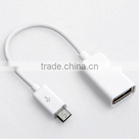Micro USB 2.0 OTG Adapter Cable For smart phone