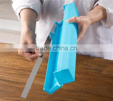 Cling film cutter / Plastic cling fiam cutter / S/S candy color cling film cutter